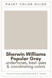 Sherwin Williams Popular Gray Paint Color Guide