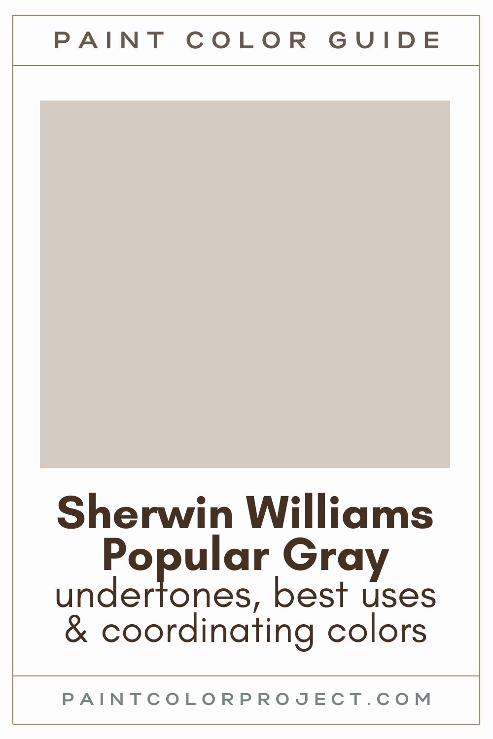 Sherwin Williams Popular Gray Paint Color Guide