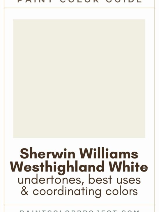 Sherwin Williams Westhighland White Paint Color Guide