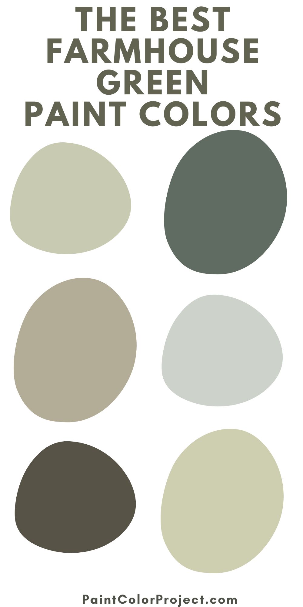 best farmhouse green paint colors