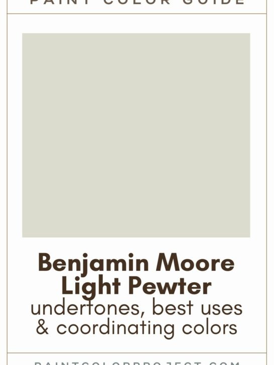 Benjamin Moore Light Pewter Paint Color Guide