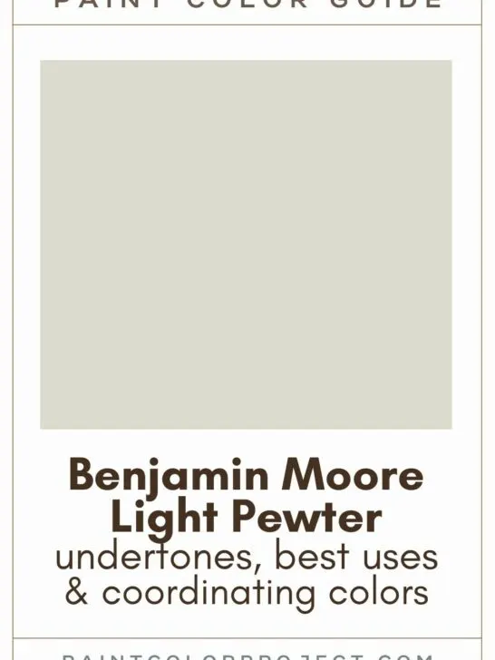 Benjamin Moore Light Pewter Paint Color Guide