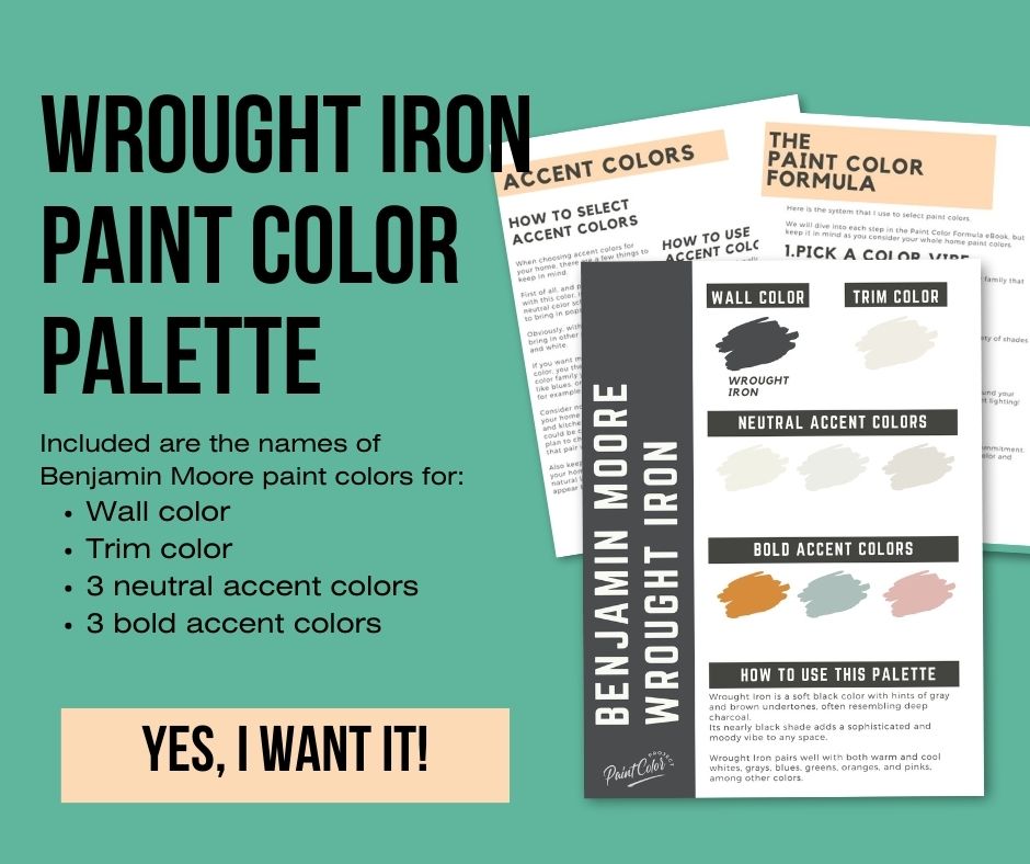 Benjamin Moore Wrought Iron Color Palette