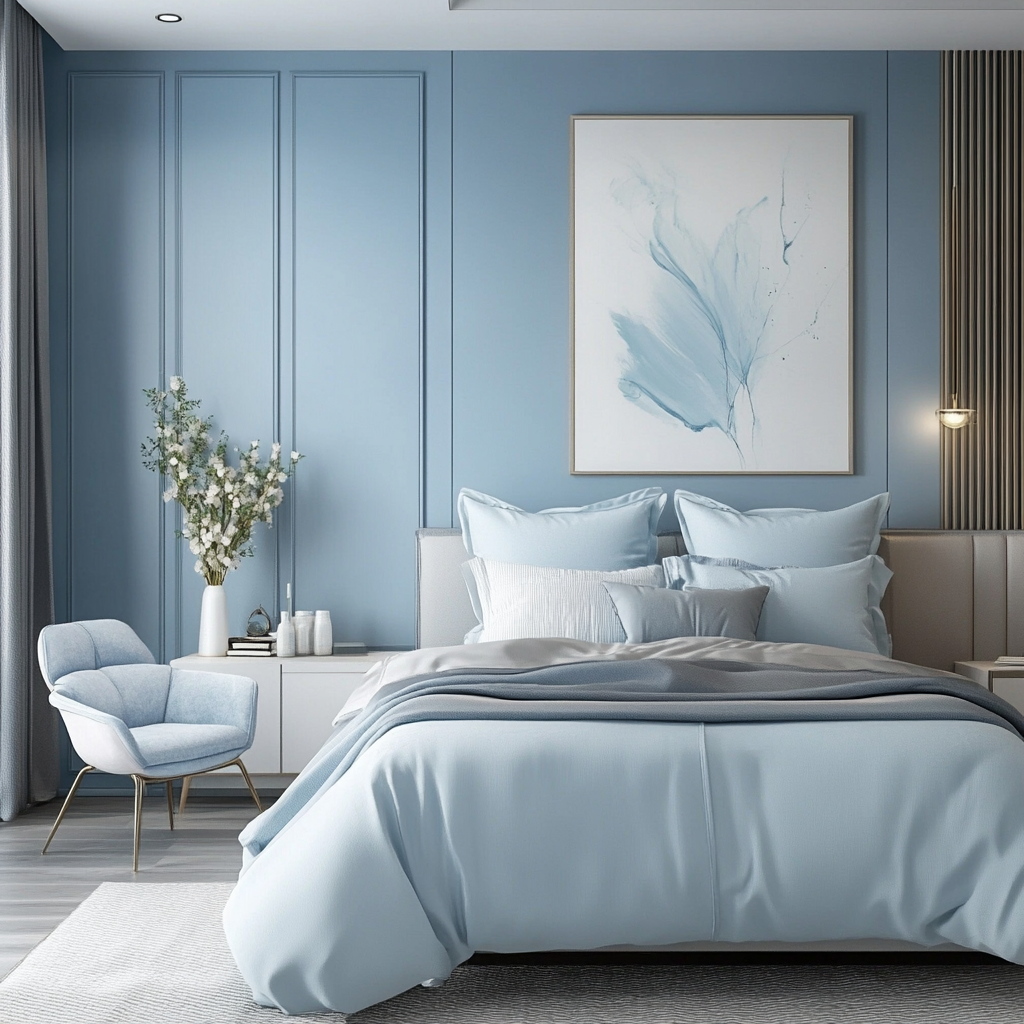 blue bedroom