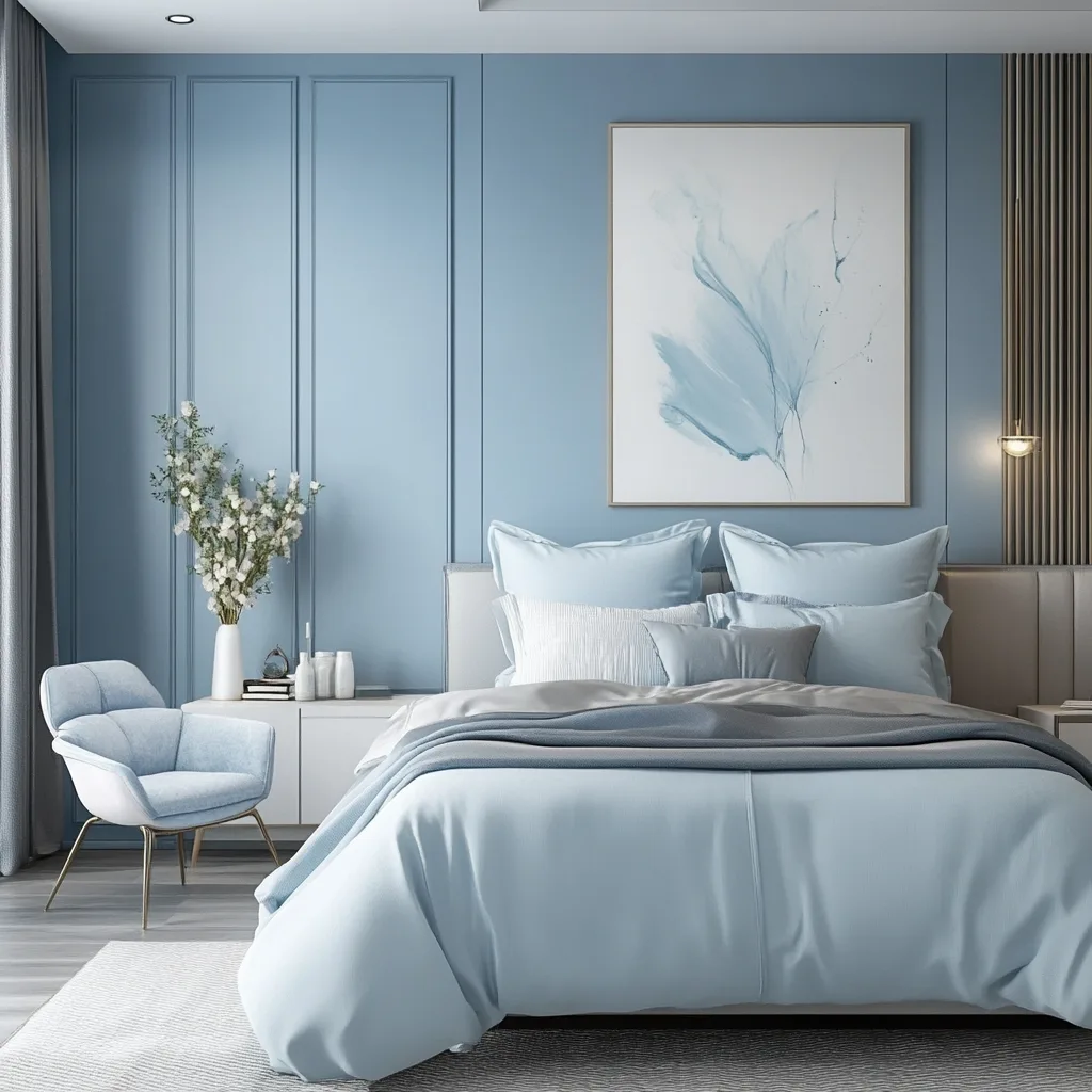 blue bedroom