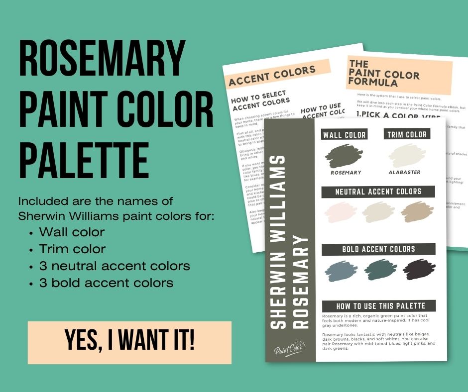 Sherwin Williams Rosemary Color Palette