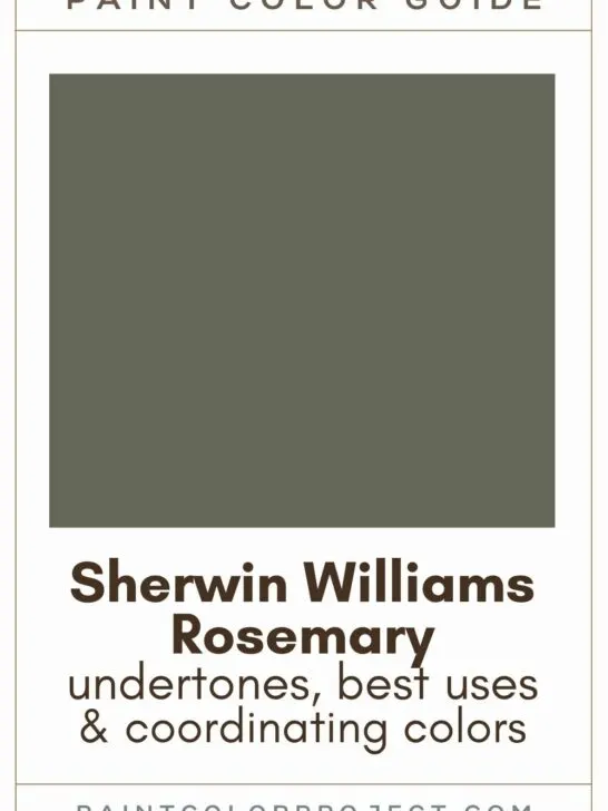 Sherwin Williams Rosemary Paint Color Guide