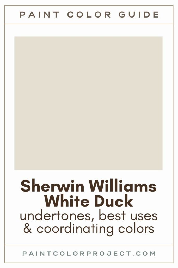 Sherwin Williams White Duck Paint Color Guide