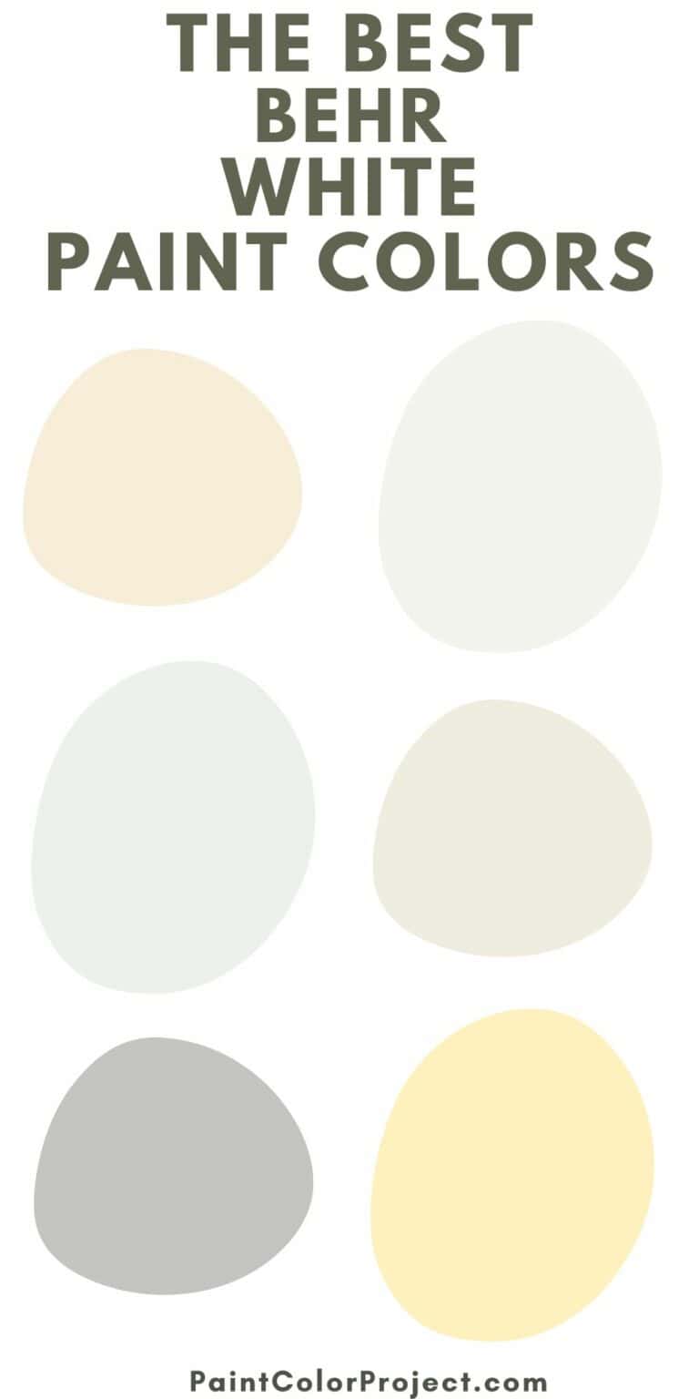 Best Behr White Paint Colors - The Paint Color Project