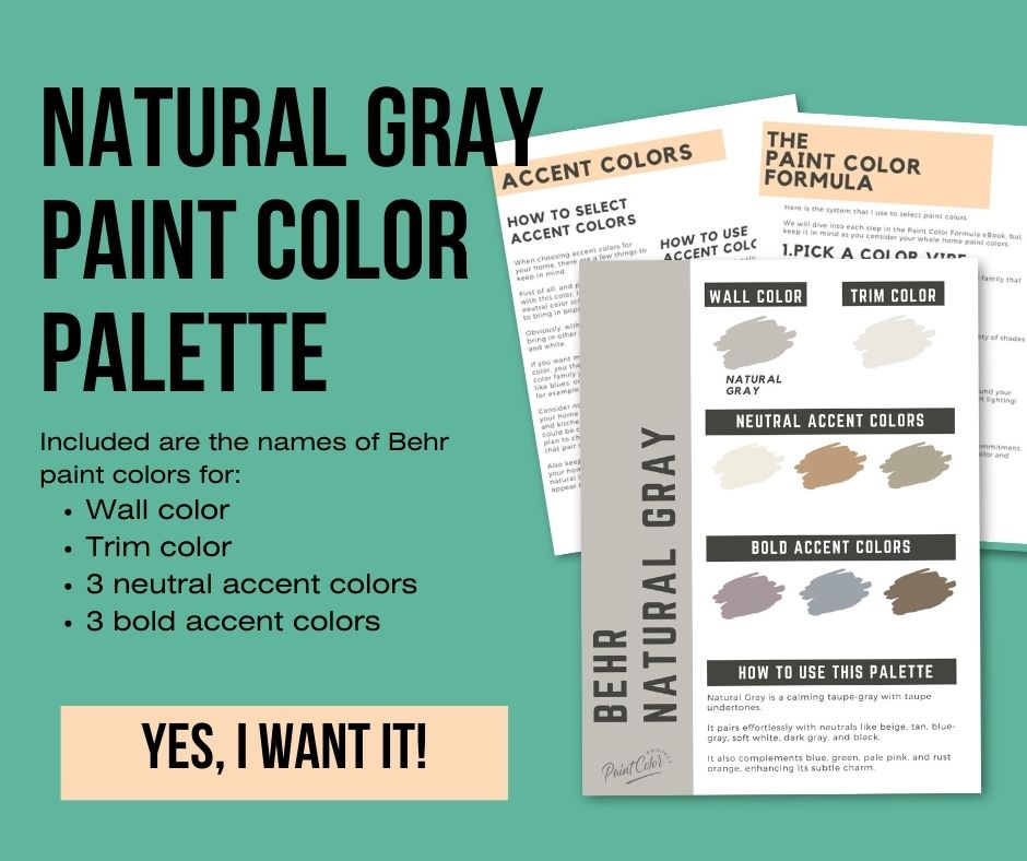 Behr Natural Gray Color Palette