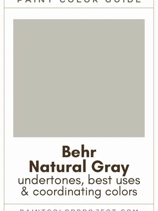 Behr Natural Gray Paint Color Guide