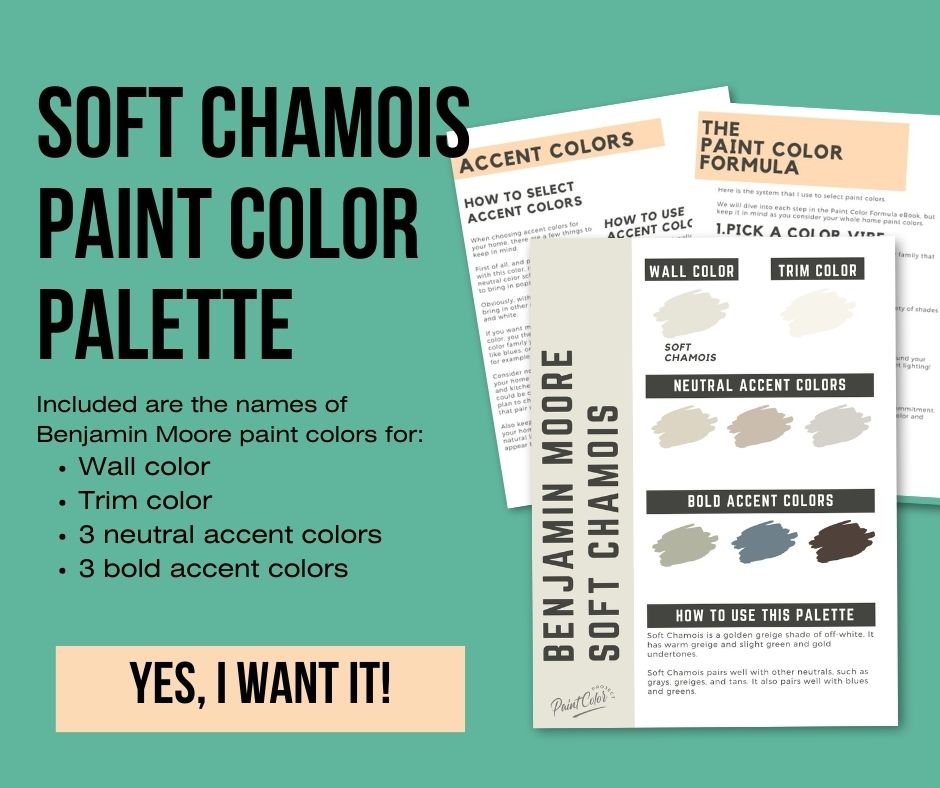 Benjamin Moore Soft Chamois Color Palette