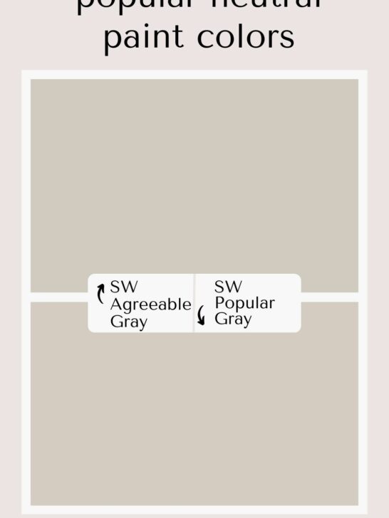 Sherwin Williams Agreeable Gray vs Popular Gray