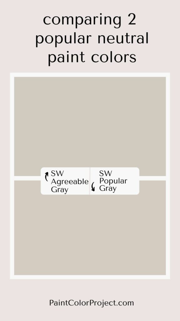 Sherwin Williams Agreeable Gray vs Popular Gray