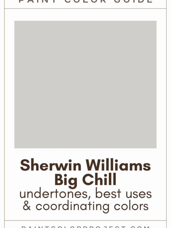 Sherwin Williams Big Chill Paint Color Guide