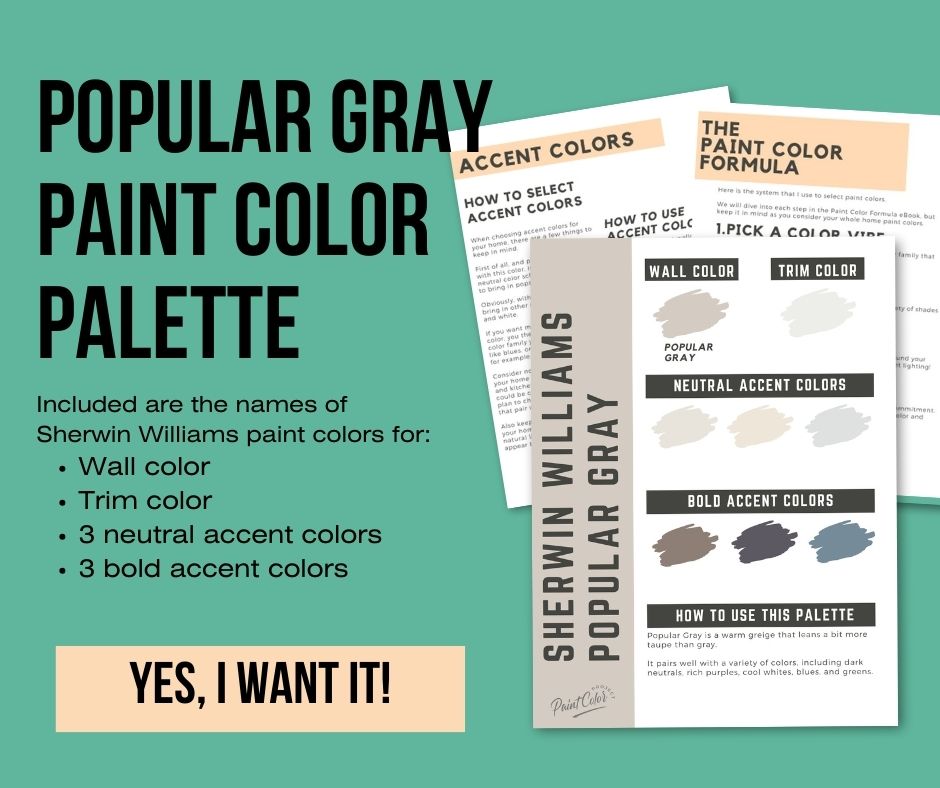 Sherwin Williams Popular Gray Color Palette