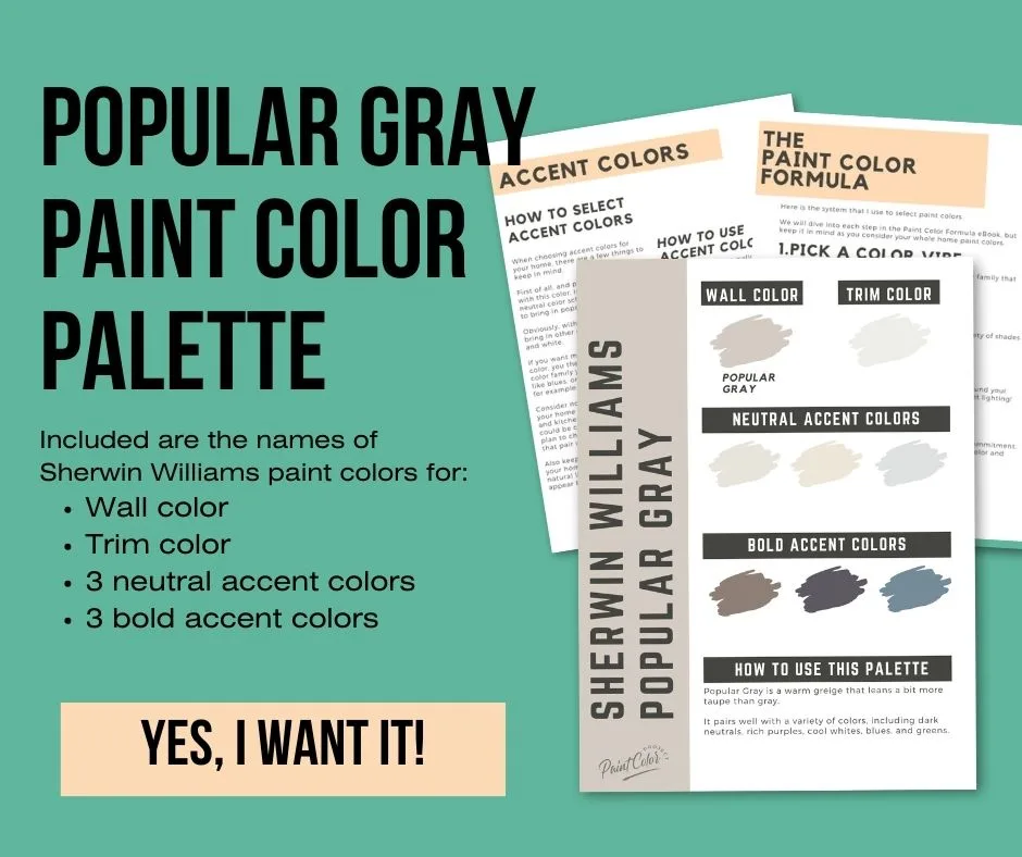 Sherwin Williams Popular Gray Color Palette