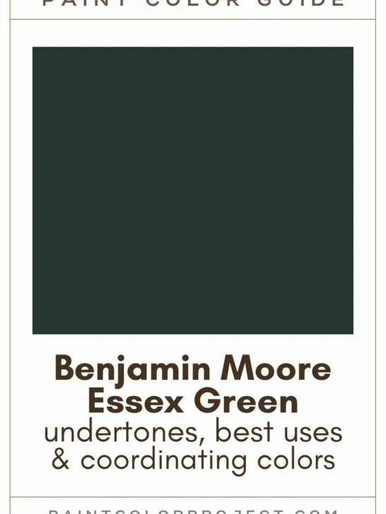 Benjamin Moore Essex Green Paint Color Guide