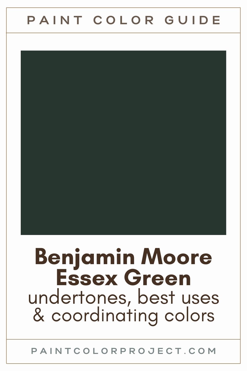 Benjamin Moore Essex Green Paint Color Guide