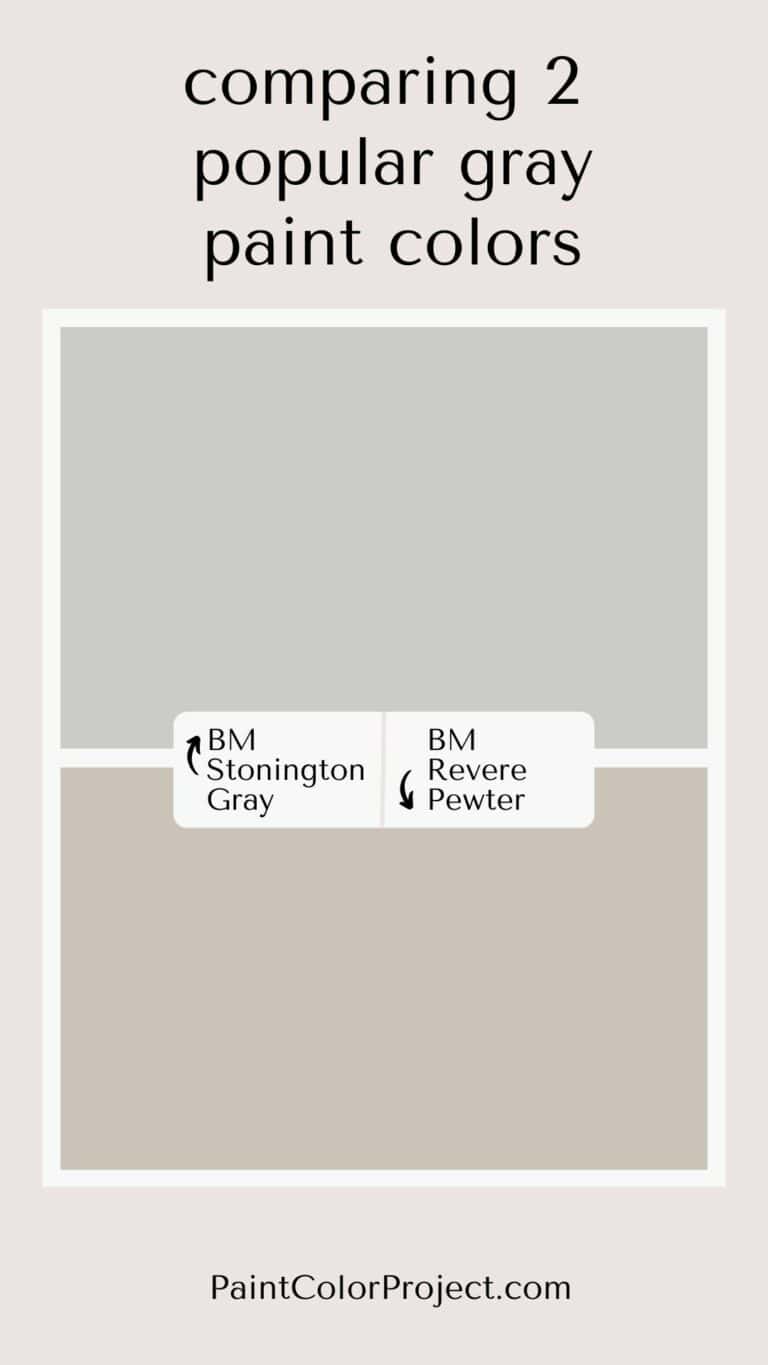 Benjamin Moore Stonington Gray vs Revere Pewter: Let's Compare! - The ...