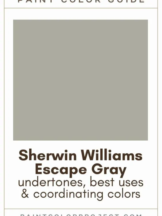 Sherwin Williams Escape Gray Paint Color Guide