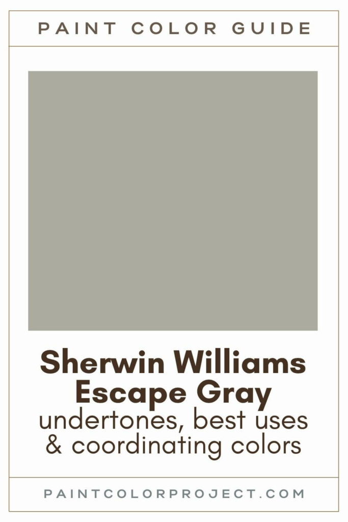 Sherwin Williams Escape Gray Paint Color Guide