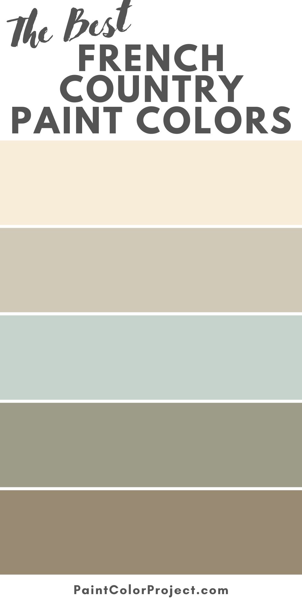 best French country paint colors