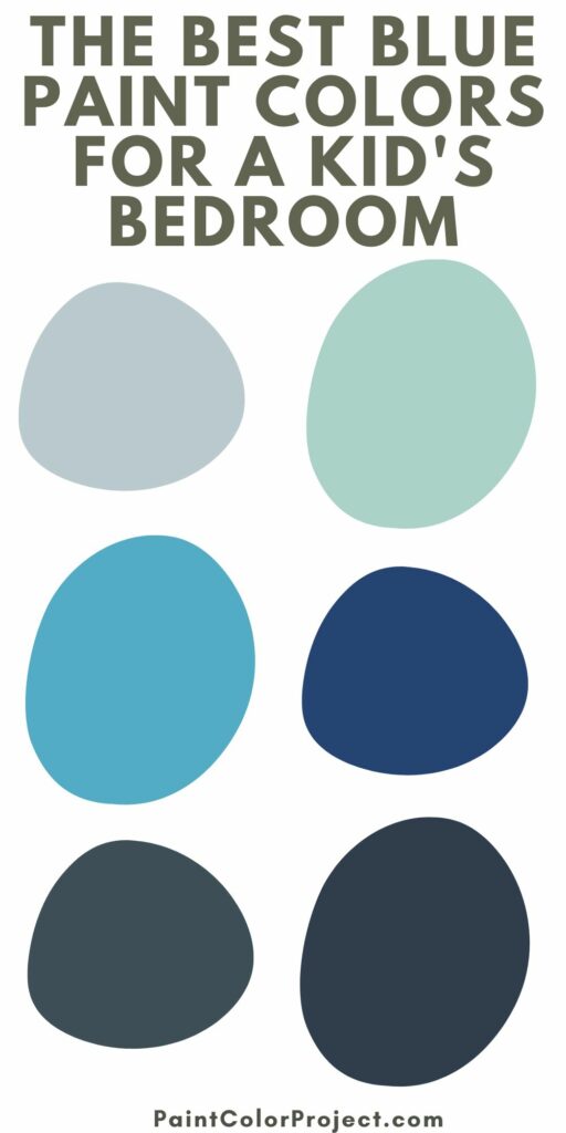 the best blue paint colors for a kid's bedroom