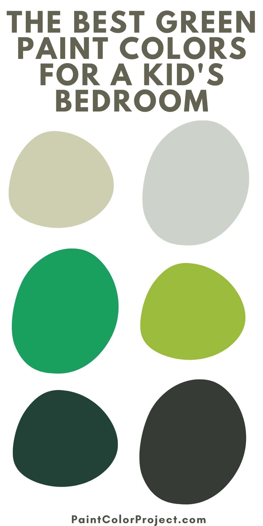 The Best Green Paint Colors for a Kid's Bedroom - The Paint Color Project