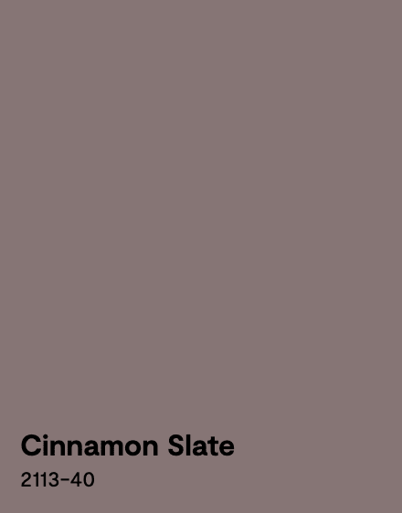 benjamin moore cinnamon slate