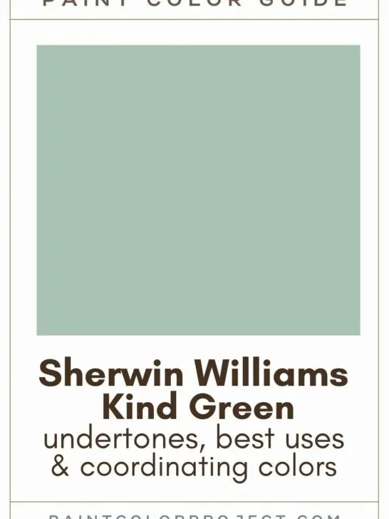 Sherwin Williams Kind Green Paint Color Guide