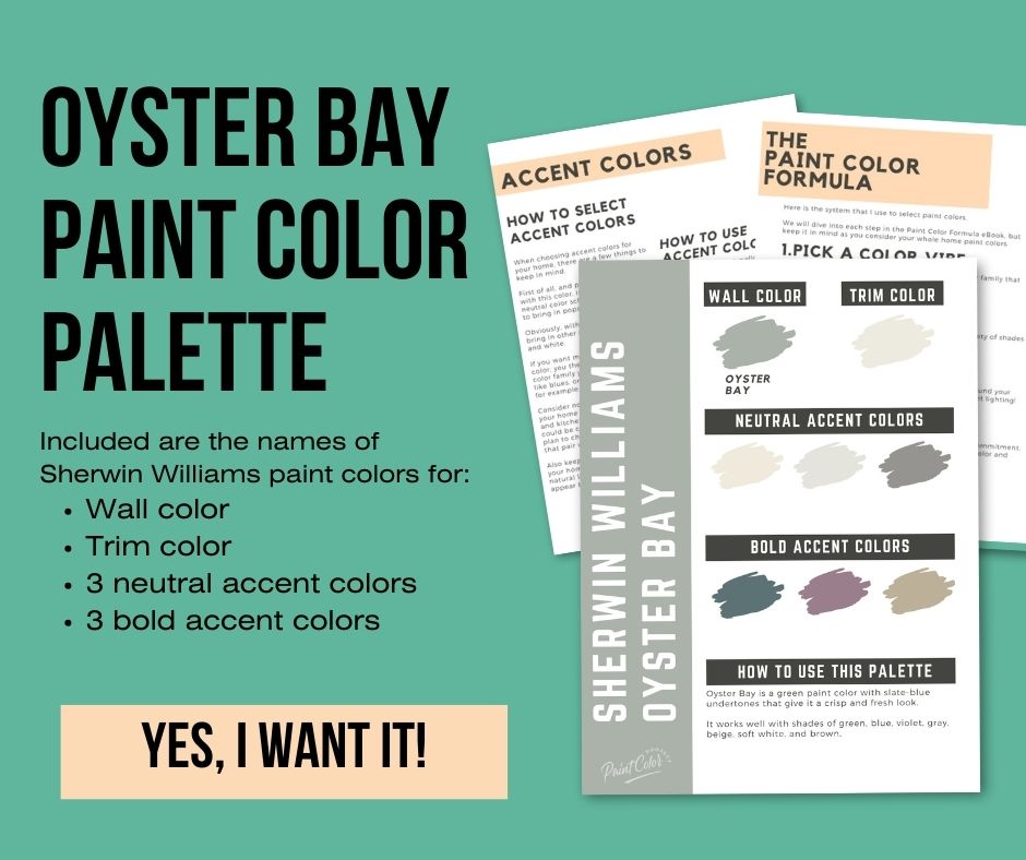 Sherwin Williams Oyster Bay Color Palette