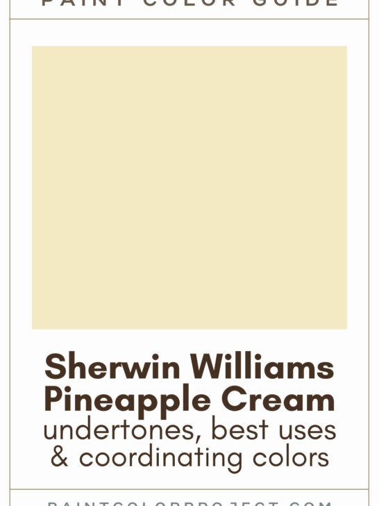 Sherwin Williams Pineapple Cream Paint Color Guide