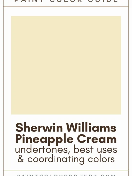 Sherwin Williams Pineapple Cream Paint Color Guide