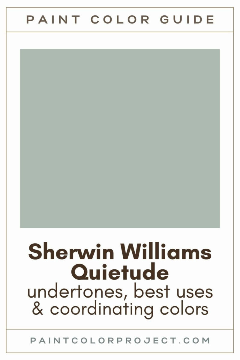 Sherwin Williams Quietude Complete Color Review The Paint Color Project