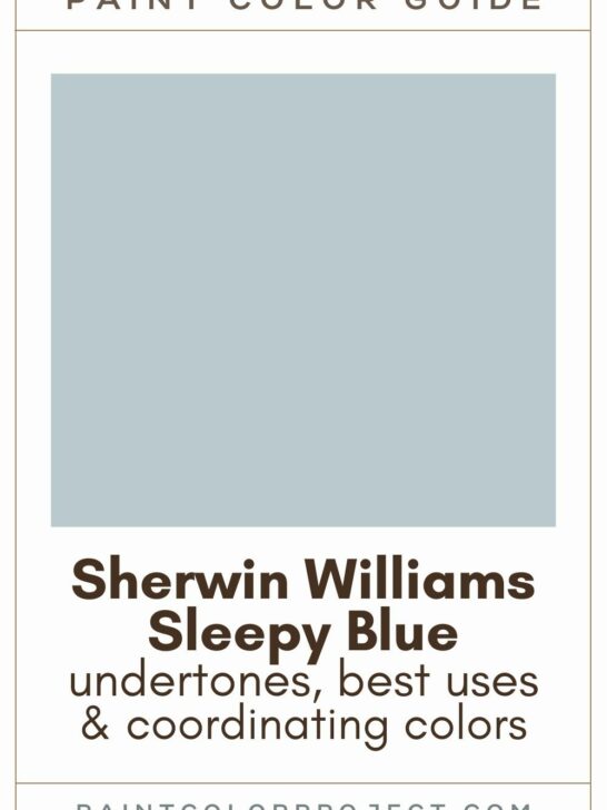 Sherwin Williams Sleepy Blue Paint Color Guide