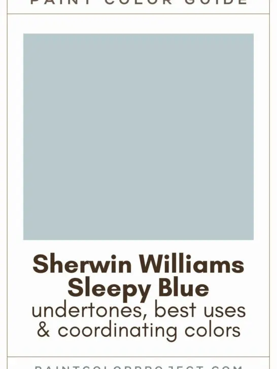 Sherwin Williams Sleepy Blue Paint Color Guide