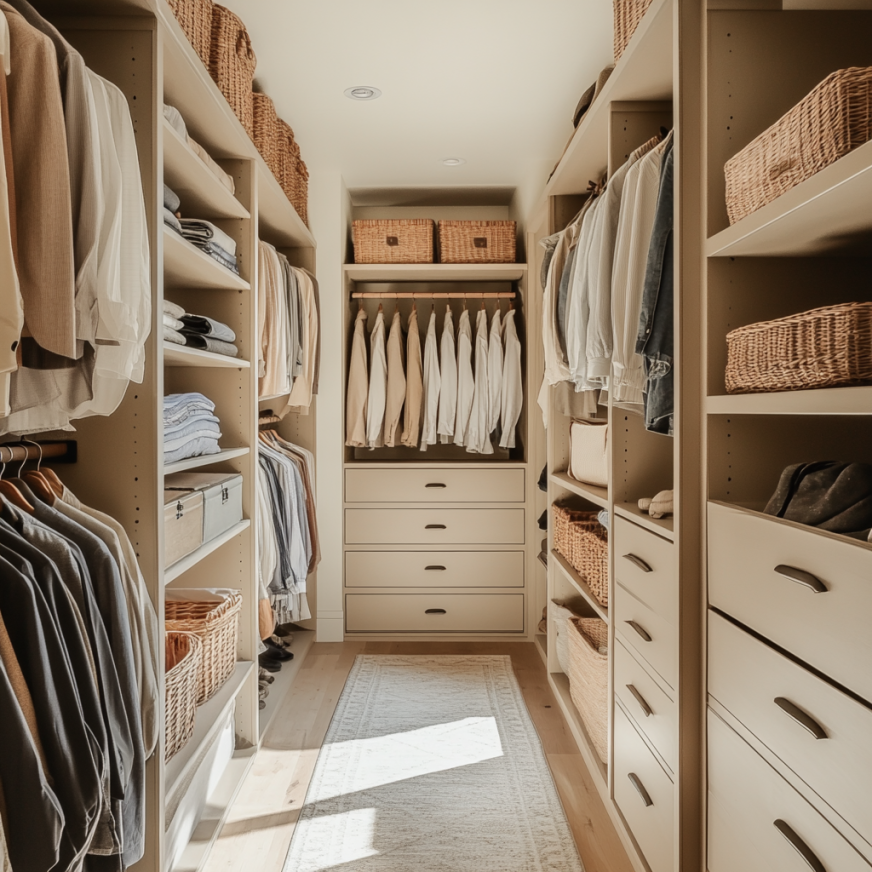 beige closet