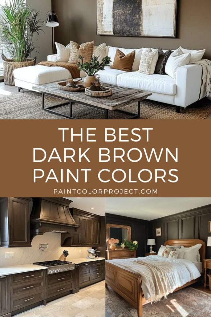 best dark brown paint colors