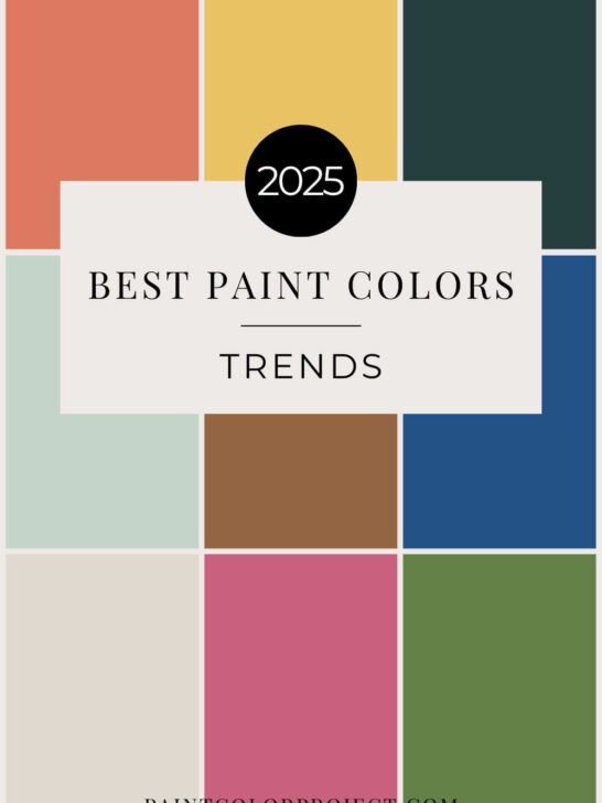 top paint color trends for 2025