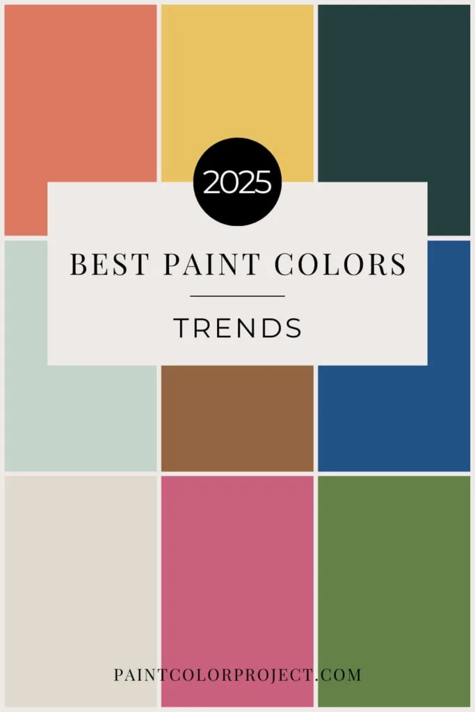 top paint color trends for 2025