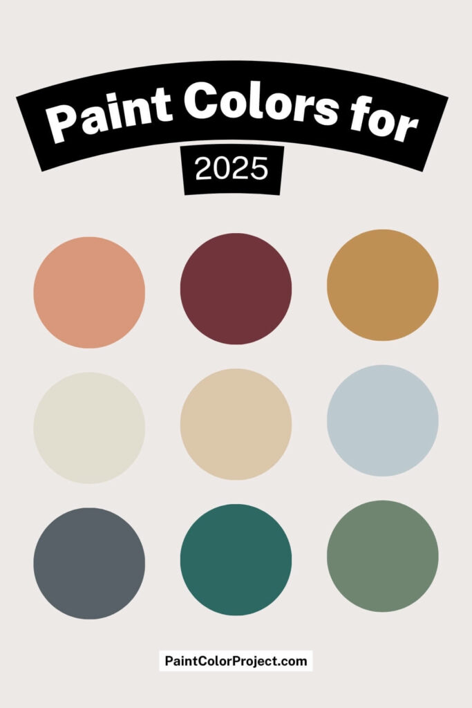 top paint color trends for 2025