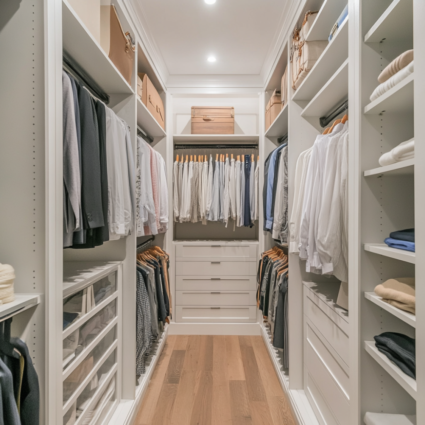 white closet