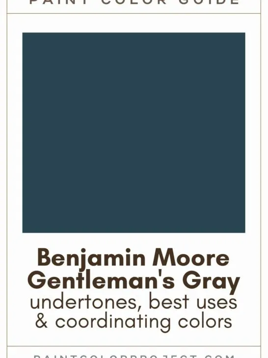 Benjamin Moore Gentleman's Gray Paint Color Guide