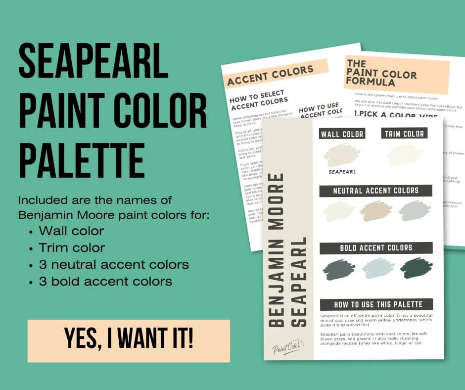 Benjamin Moore Seapearl Color Palette