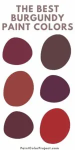 best burgundy wall paint colors