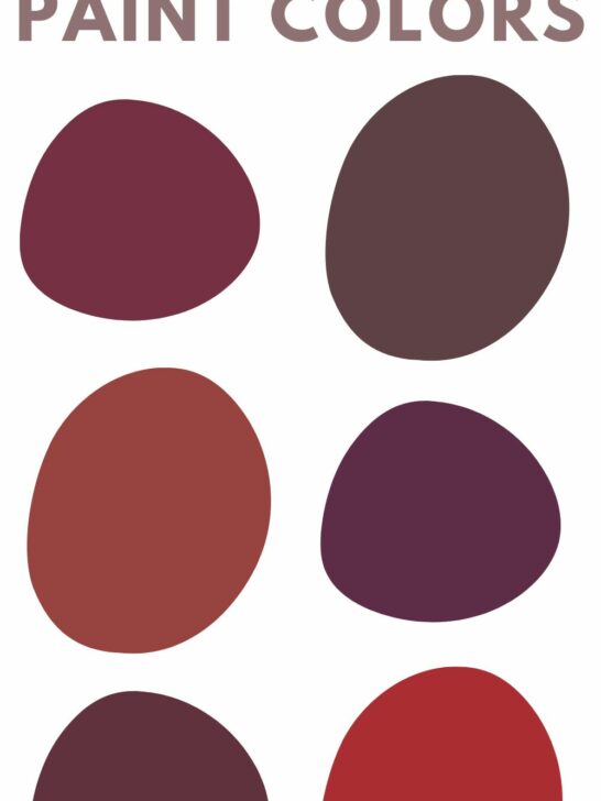 best burgundy wall paint colors