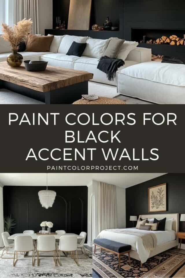The Best Paint Colors for Black Accent Walls The Paint Color Project
