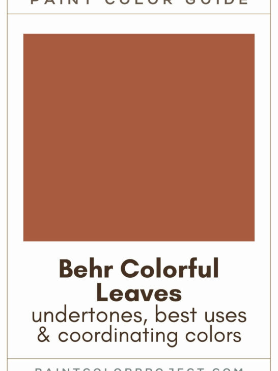 Behr Colorful Leaves Paint Color Guide