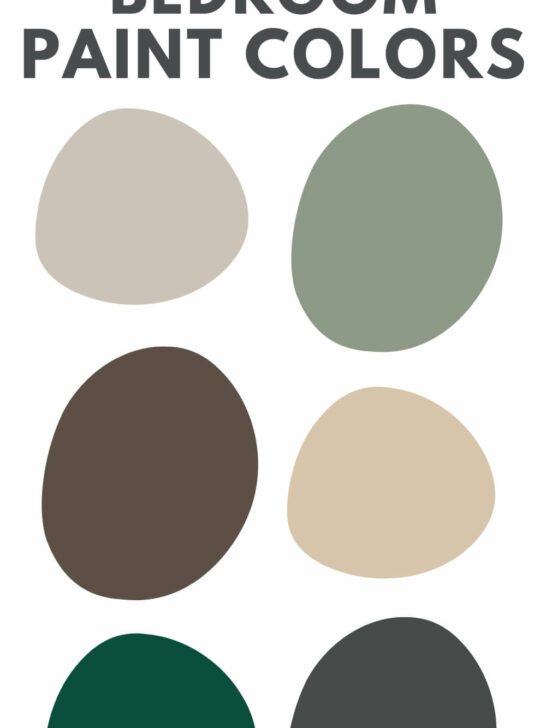 best Earth tone bedroom paint colors